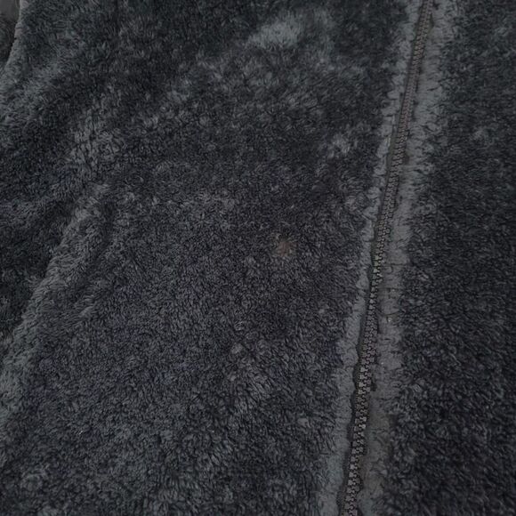 COLUMBIA Fireside Sherpa Hoodie Warm Tech Zip Jacket in Gray Medium Gorpcore - Picture 5 of 8